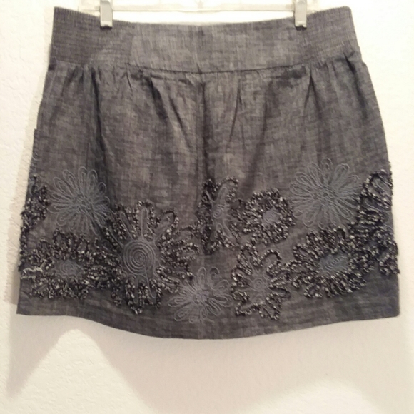 3/$20 Stooshy Embellished Skirt - Picture 3 of 5